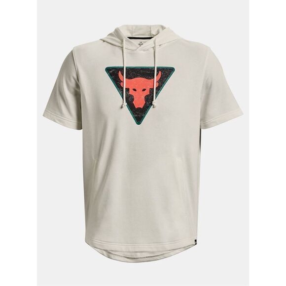 Under Armour Men's Project Rock Terry Short‎ Sleeve Hoodie 1378019- NWT- Men XL - Picture 2 of 7